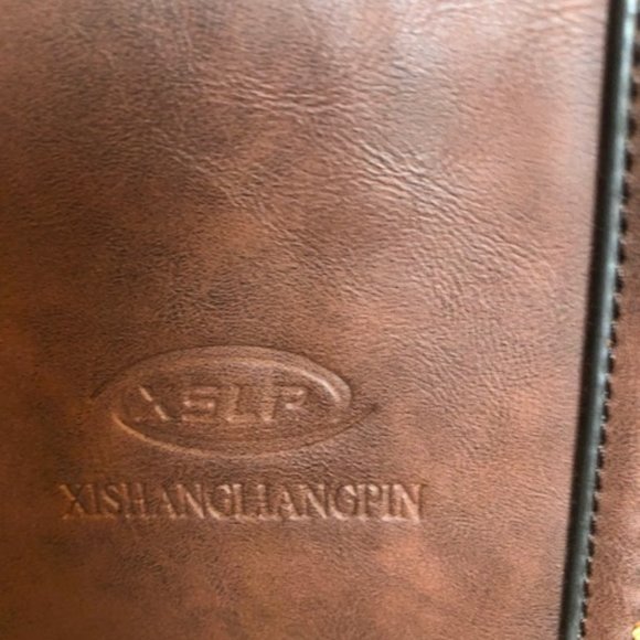 X5LP Brown Pleather Shoulder or Clutch Bag - Picture 2 of 7